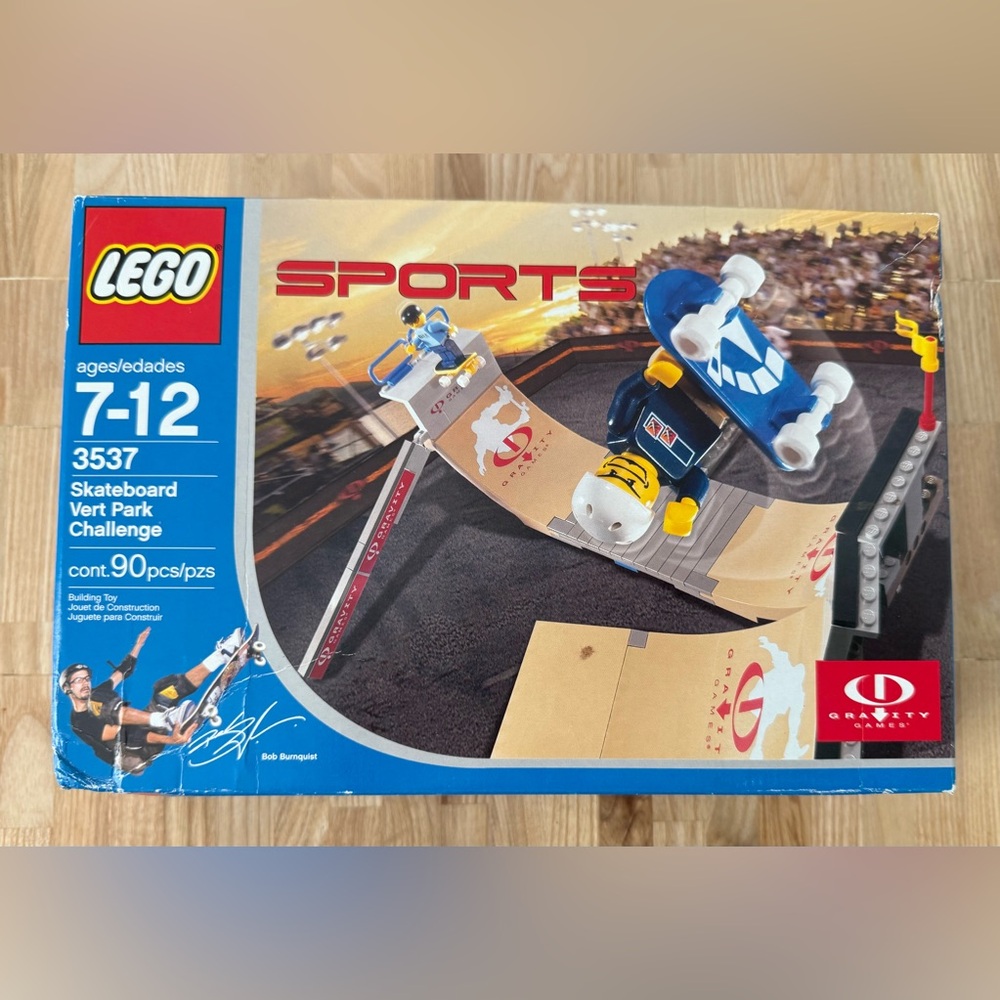 LEGO Sports Rare Vintage Skateboard Vert Park Challenge New Original Sealed Box